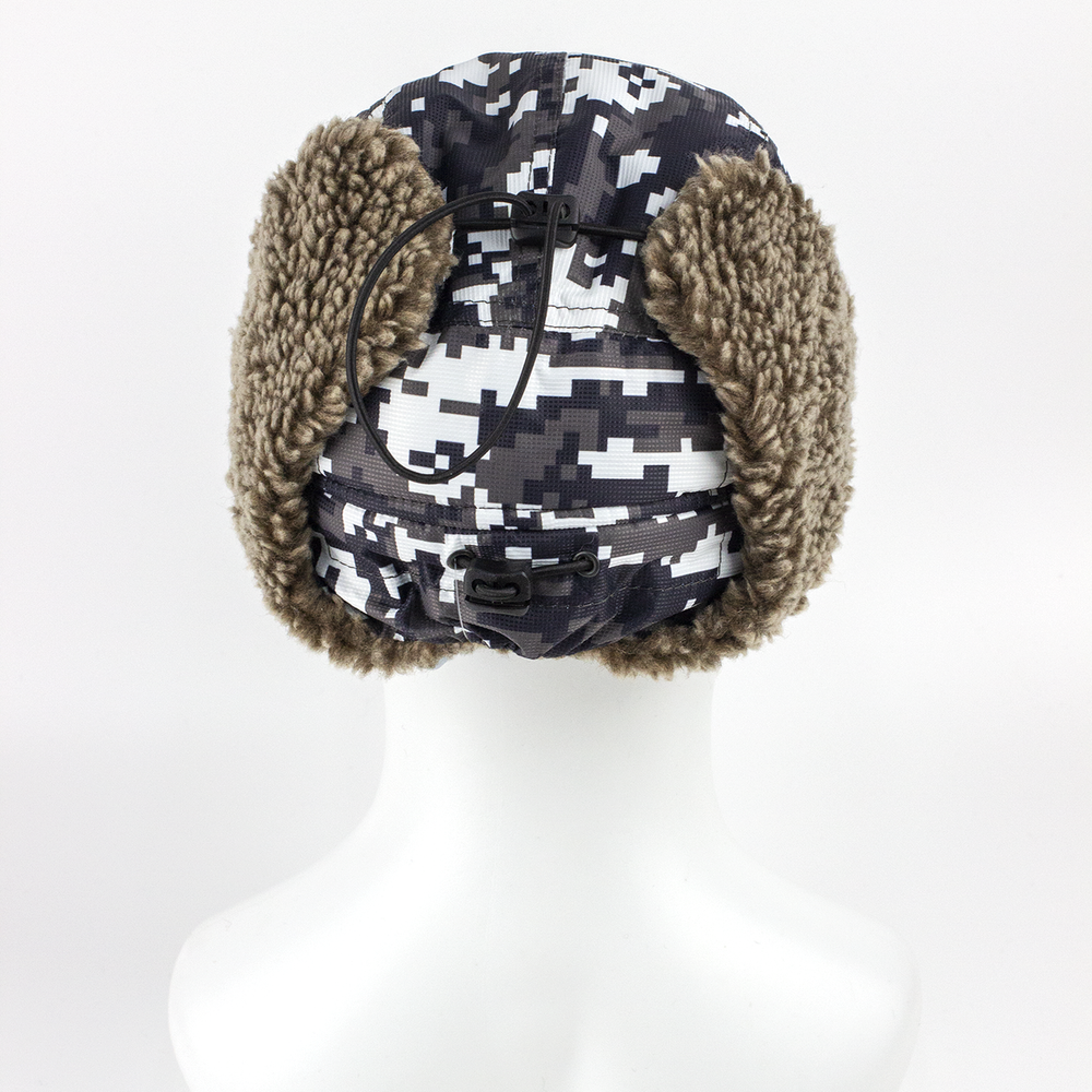 Кепка Extreal "Сити" с ушами, Барашек Коричневый, Мембрана, XL