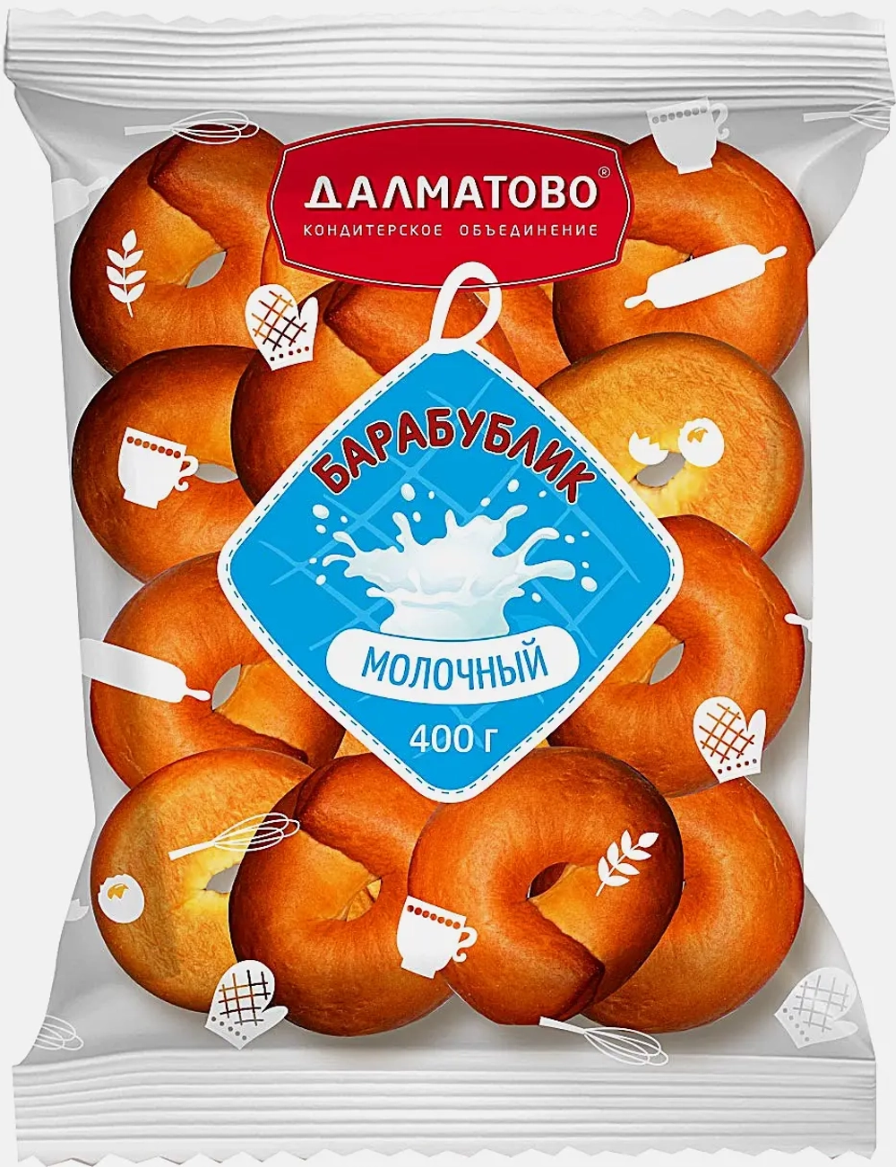 Барабублик Далматово молочный 400г