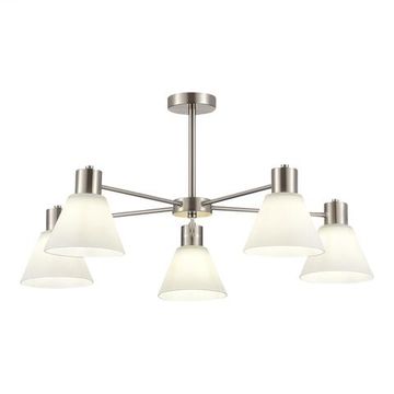 SLE1561-103-05 Светильник потолочный Никель/Белый E27 5*60W ARKI