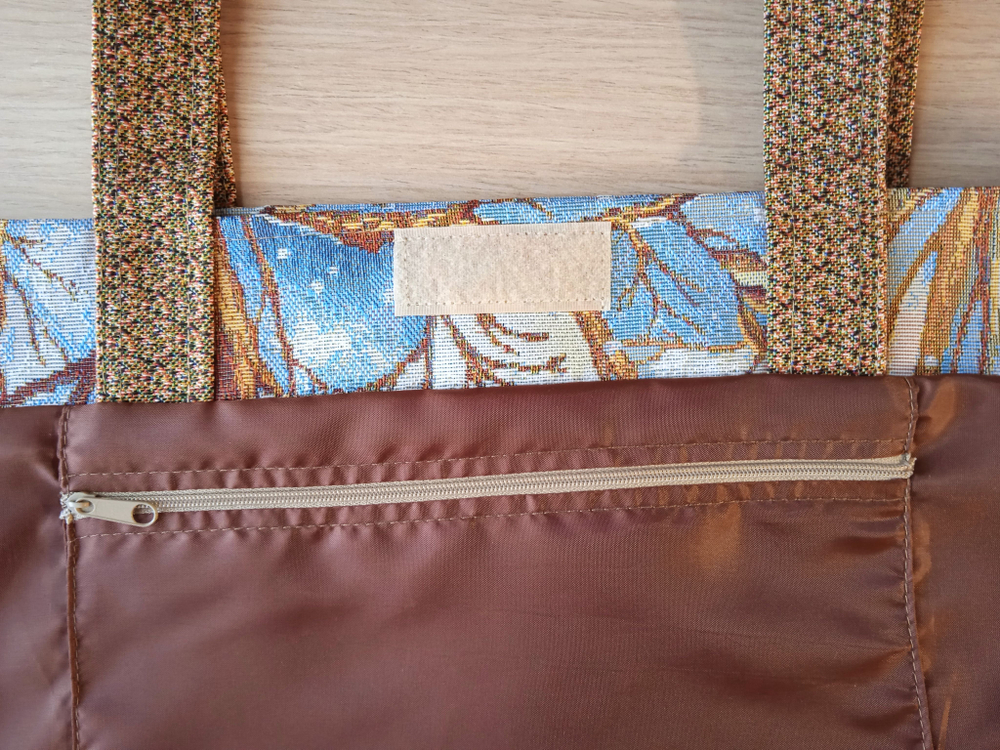 Гобеленовая сумка Сова Букля (39х39х12)