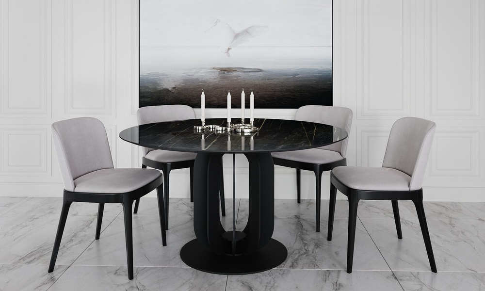 Стол круглый Капри керамика