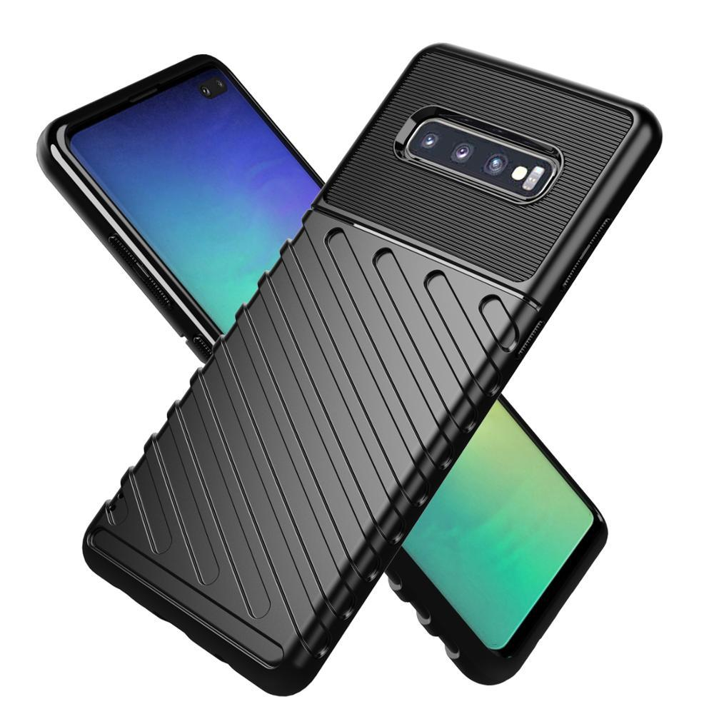 Чехол для Samsung Galaxy S10 Plus цвет Black (черный), серия Onyx от Caseport