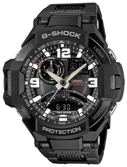 Мужские японские наручные часы CASIO G-SHOCK GA-1000FC-1AER