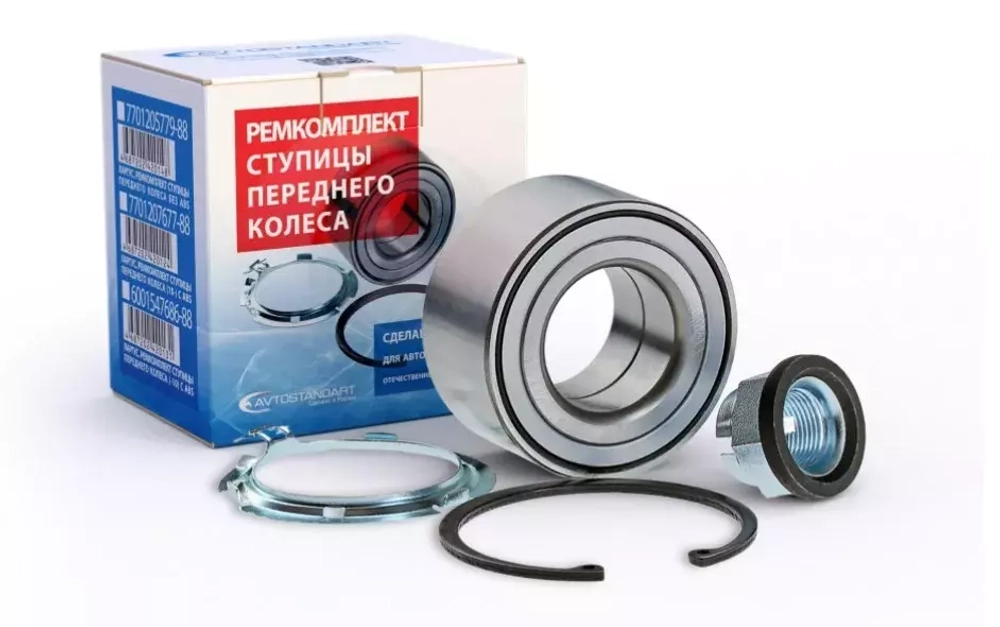 Подшипник передней ступицы без ABS (Logan, Sandero, Megane) (WB1186)