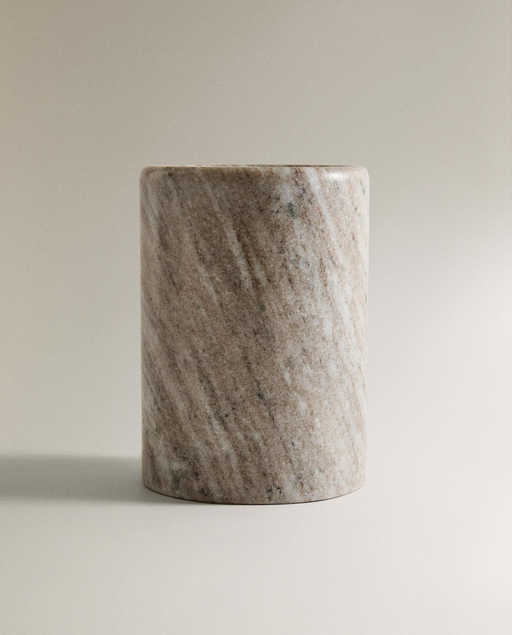 Zara Home банка для продуктов из натурального камня, цвет серый, 17.5 см