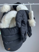 Утепленный конверт на выписку + комбинезон "Sara Kids"