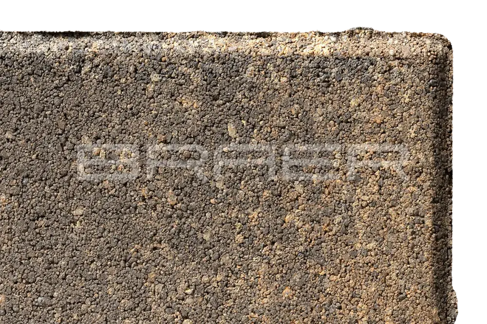 Тротуарная плитка Braer Прямоугольник, Color Mix Каштан, 40 мм