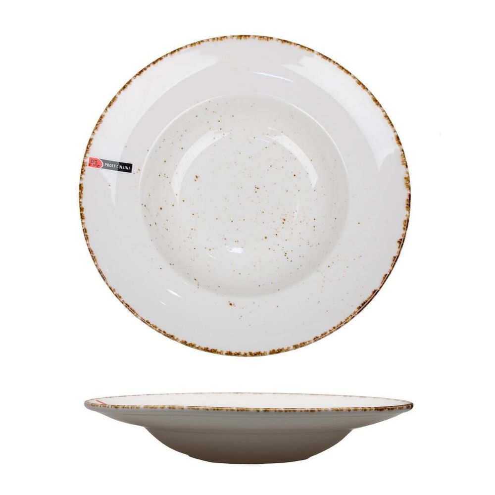 Тарелка глубокая 400 мл d 28 см h5,3 см для пасты   P.L. Proff Cuisine [4]