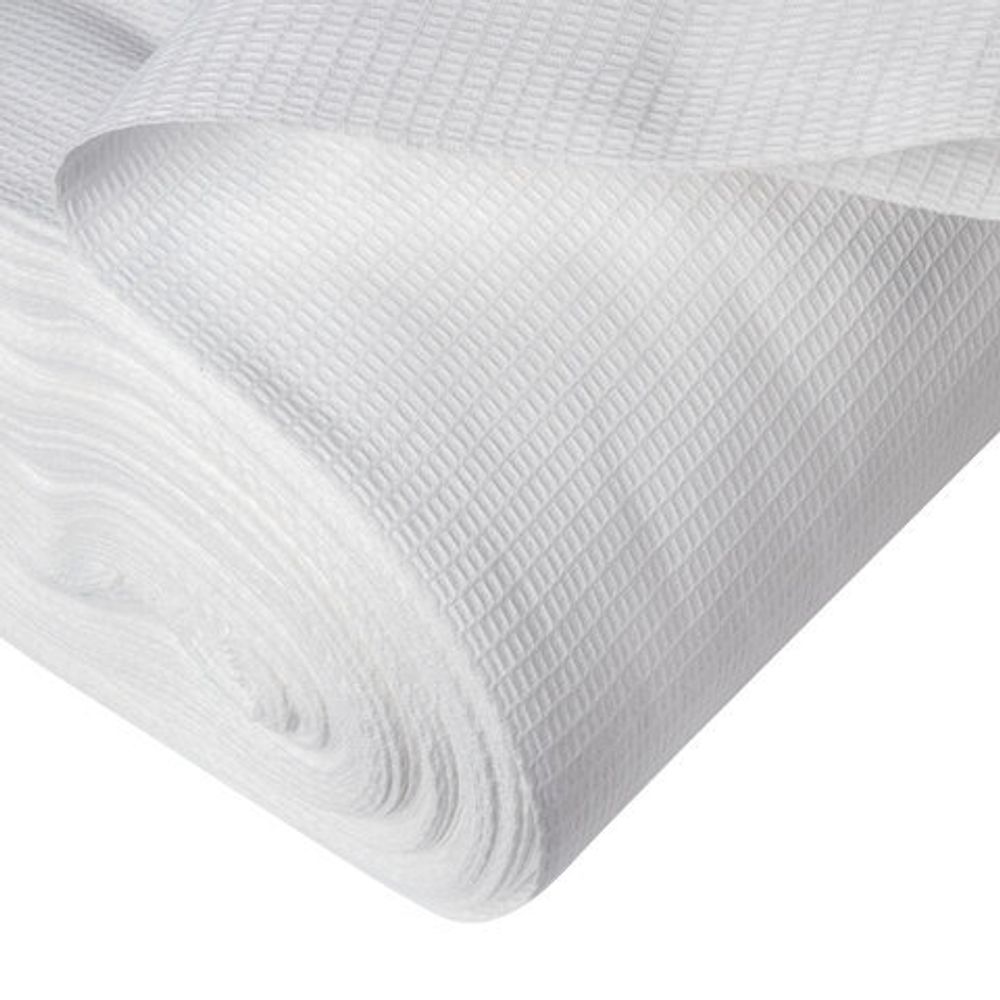 Полотно ВАФЕЛЬНОЕ отбеленное, рулон 0,45х60 м, в пакете, плотность 180 (±10) г/м2, LAIMA, 609577