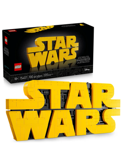 Конструктор Лего Звёздные Войны Логотип Star Wars 75407 | LEGO Star Wars Brick-Built Star Wars Logo | 700 деталей 18+