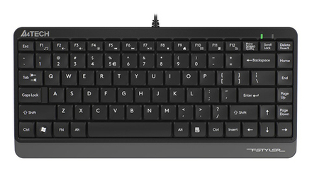 Клавиатура A4Tech Fstyler FK11 серый USB slim