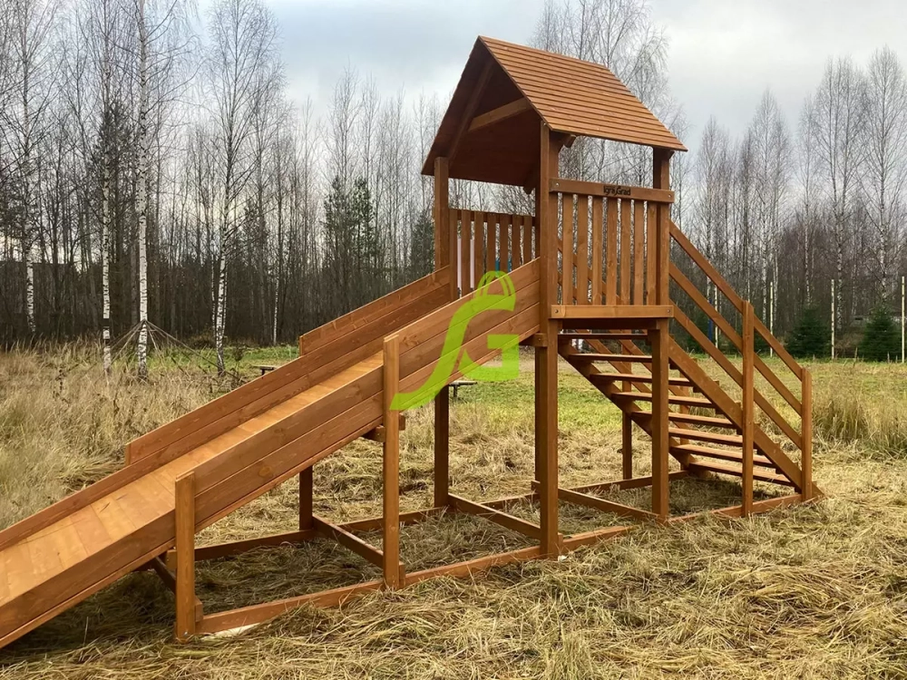 Заливная зимняя горка