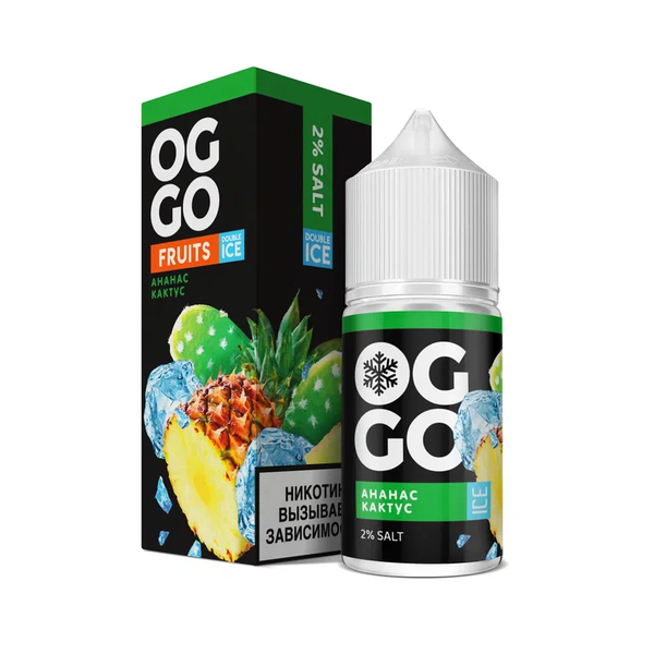 Купить Жидкость OGGO Fruits Double Ice Salt - Ананас-Кактус 30 мл