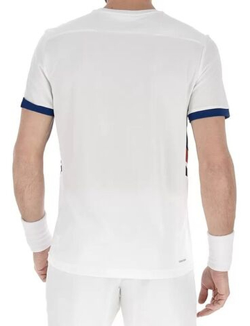 Мужская теннисная футболка Lotto Squadra III T-Shirt - bright white