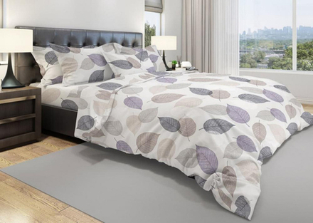 Комплект постельного белья 2 сп с простыней на рез.160х200 БЯЗЬ "Summertime"  (нав. 70х70 или 50х70)