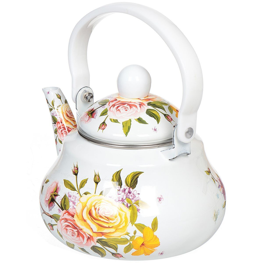 Чайник сталь, эмал, 1.5 л, Appetite, Ландора, FT11-LD