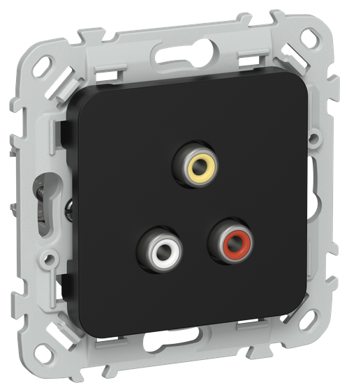 FLITE Розетка RCA РАрса-ФлЧ черный IEK