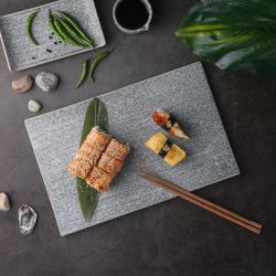 Блюдо прямоугольное 33*21 см h1,3 см Stone Untouched Taiga P.L. Proff Cuisine [1]