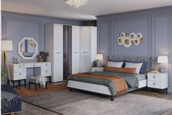 ШАРЛИЗ-спальня Шкаф 1дв. для платья и белья (ш452г578в2213мм), Белый снег