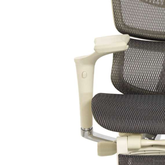 Кресло EXPERT 2 FLY RFYM 01 G (сидение MAX с подножкой, подлокотник 6D(360), сетка сер/каркас светл)