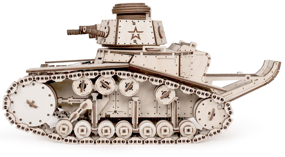 Конструктор из дерева "Армия России" Танк Т-18 (МС-1)