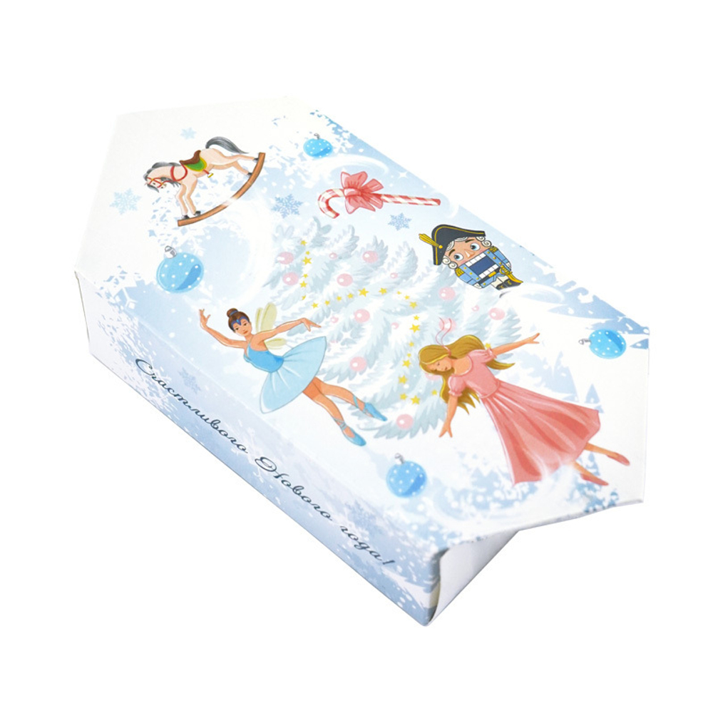 Коробка складная подарочная "Конфета новогодняя" 16,45*7,7*3,5 см