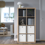 Ящик для хранения вещей с крышкой IKEA KUGGIS (КУГГИС), Пластик, Белый, 32x32x32 см