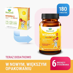 Naturell витамин D для детей - 180 таблеток