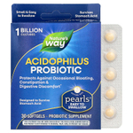 Nature's Way, Acidophilus Probiotic Pearls®, пробиотик Acidophilus, 1 млрд КОЕ, 30 капсул