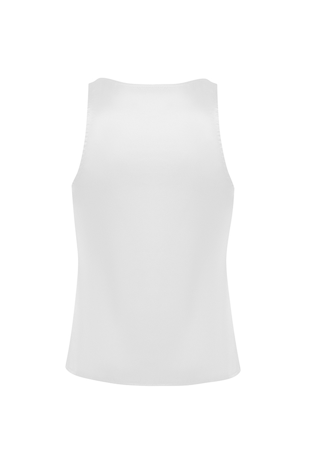 Топ из шелка с глубоким вырезом