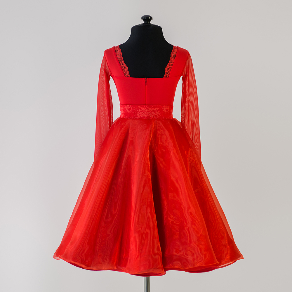 пышная юбка органза