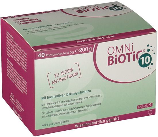 OMNi-BiOTiC 10 Пробиотик Омни-биотик 10, 40 порций по 5 г, Германия
