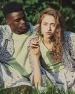 Майка One Two Tank Top White Jade зеленая