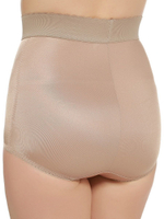 Шелковистые утягивающие трусы с завышенной талией (Размер: S) (Цвет: черный)