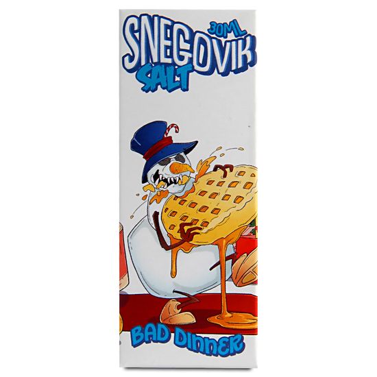 Жидкость Snegovik (30 мл, 20 мг STRONG SALT) Bad Dinner