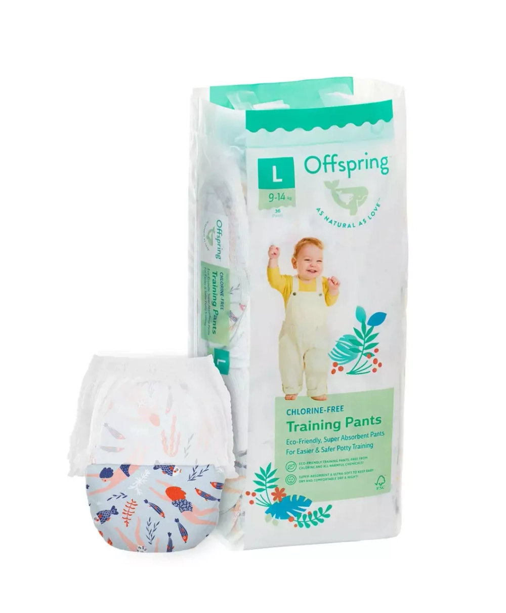 Offspring трусики-подгузники L 9-14 кг 36 шт лес