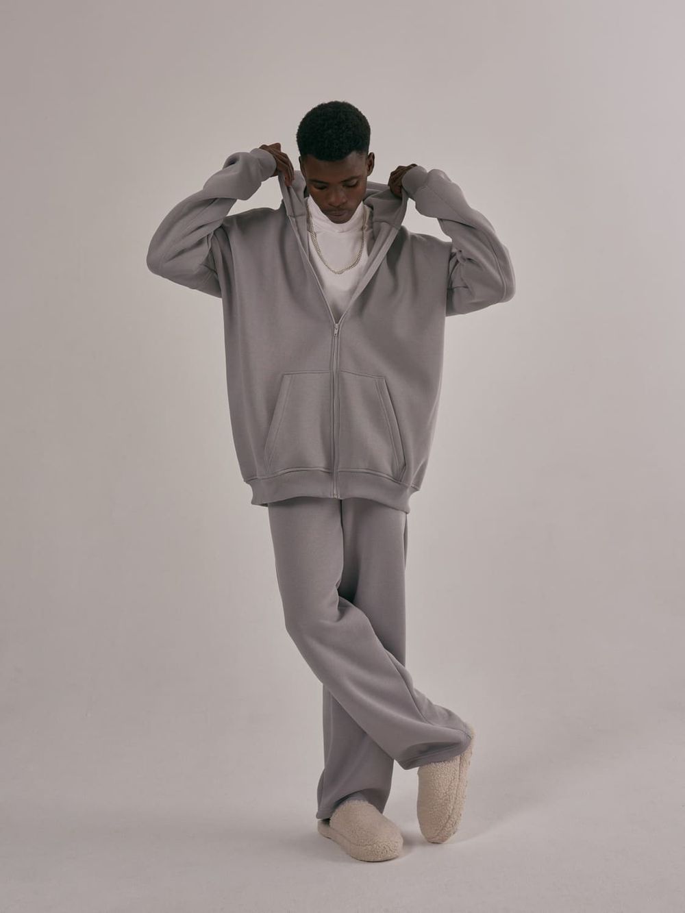 Купить Брюки One Two Sleet широкие утепленные бежевые Брюки One Two Sleet широкие утепленные бежевые