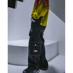 Купить Джинсы SoWhat? Карго Плотные Широкие Черные Джинсы SoWhat? Карго Плотные Широкие Черные