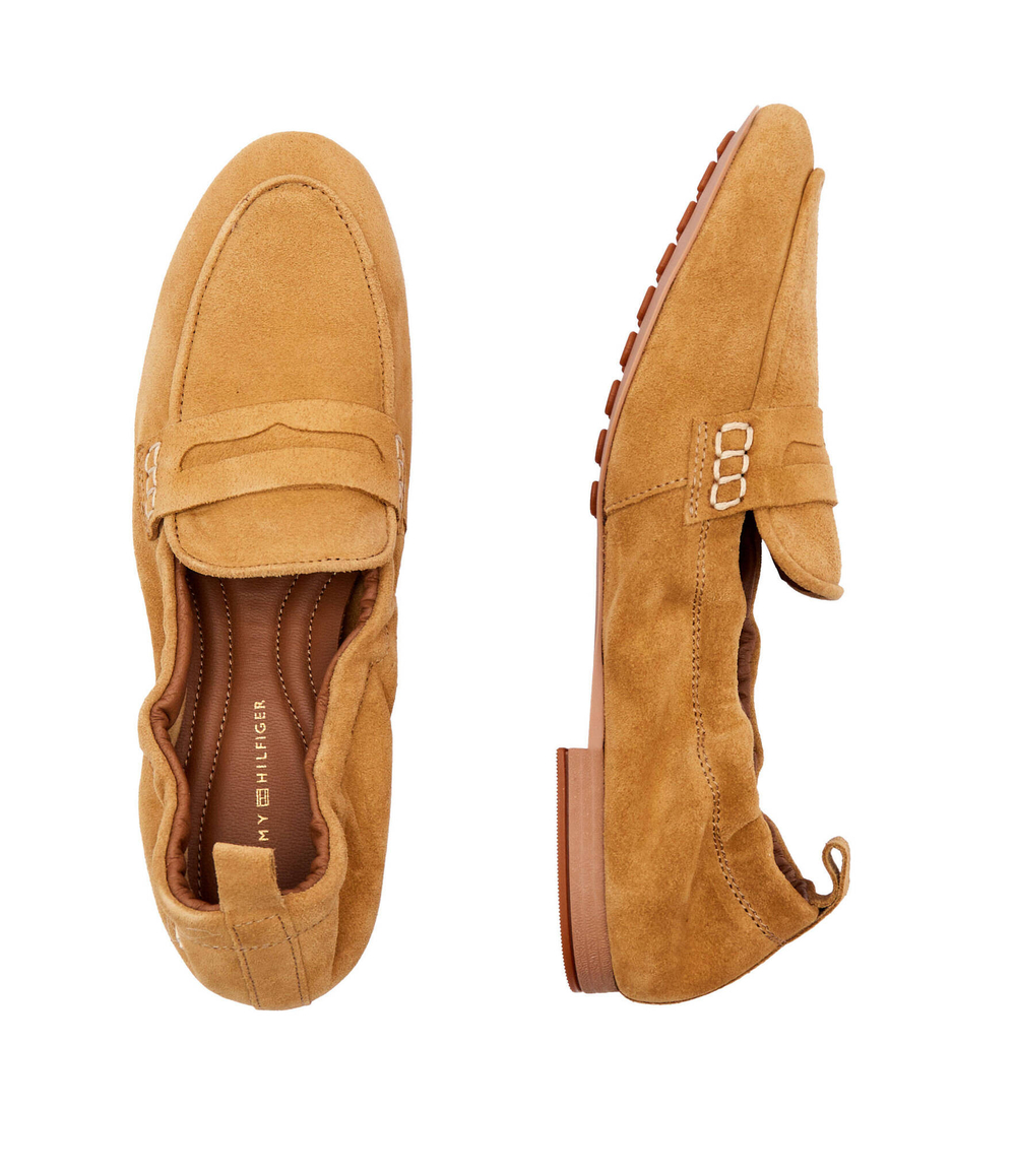 Кожаные мокасины Tommy Hilfiger - горчичный(FW0FW07714)