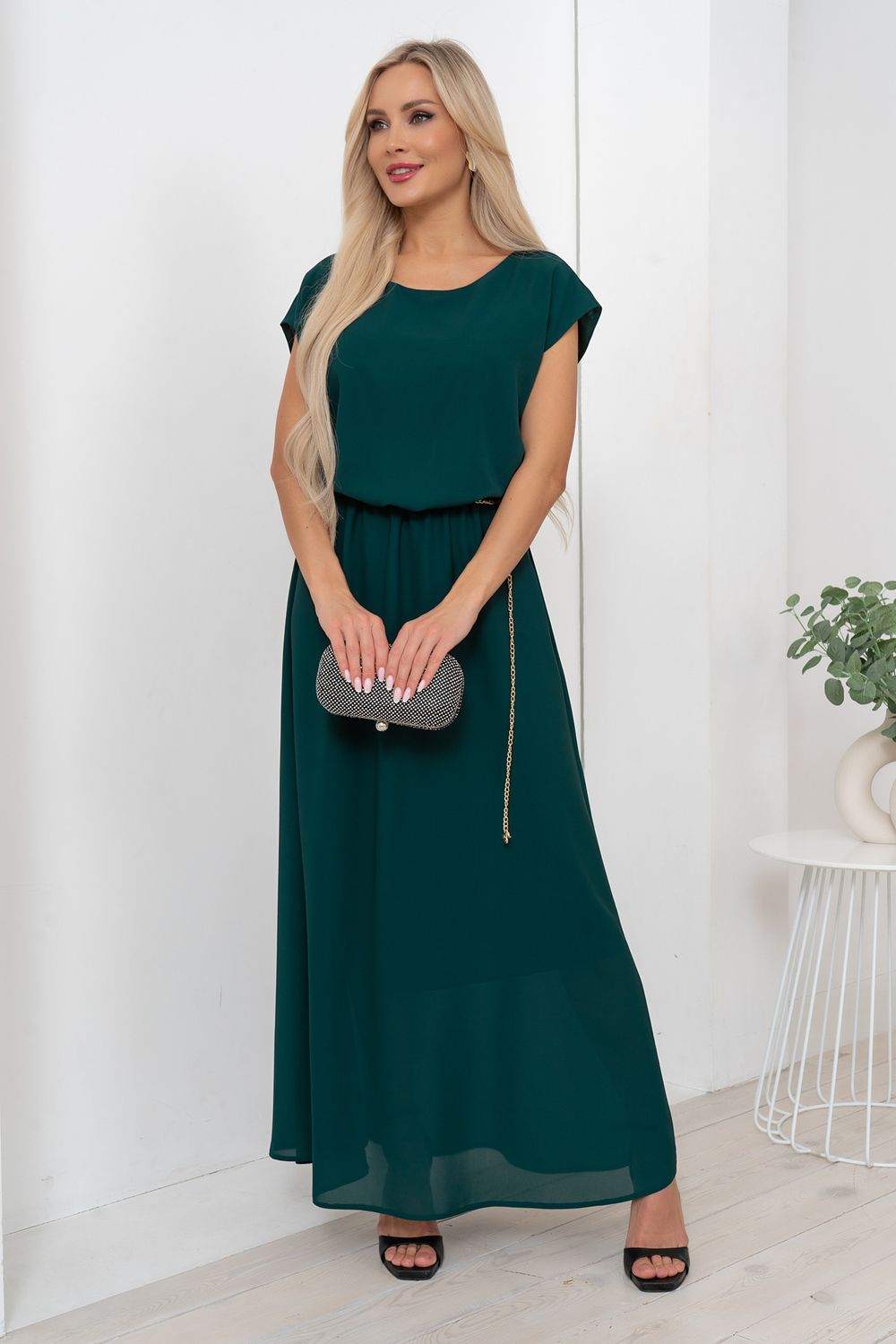 Платье Симона (изумруд) Р11-1161/7 Nikol