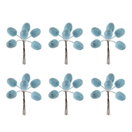 GAEM Набор из 6-ти изделий декоративных "Яйца пасхальные", L17 W3,5 H18/10 см