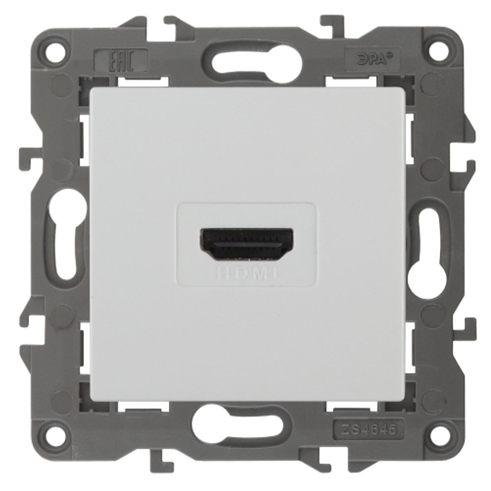14-3114-01 ЭРА Розетка HDMI, IP20, Эра Elegance, белый