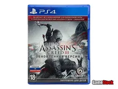 PS4 Assassins Creed 3 Remastered / Обновленная версия Б/У (Полностью на русском языке) CUSA-11560