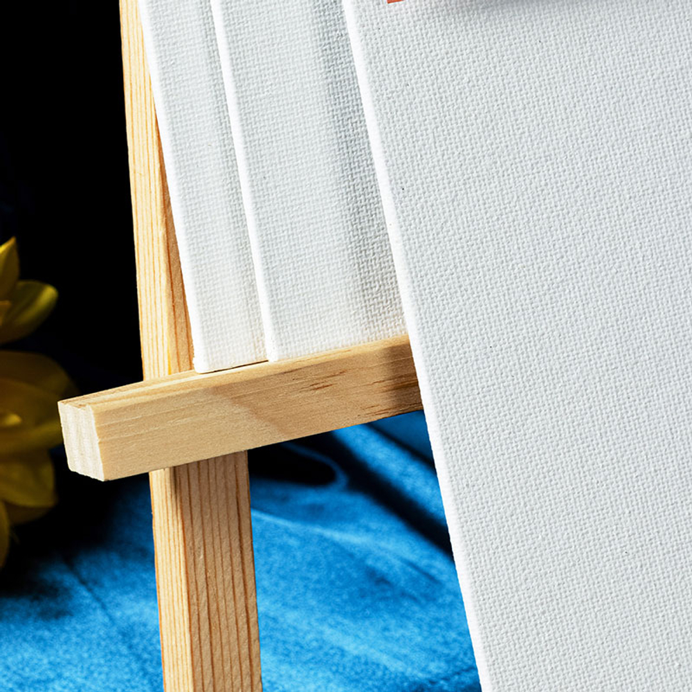 Холст на картоне DELI "Finenolo", 20х30 см, 280 г/м2, среднее зерно, хлопок