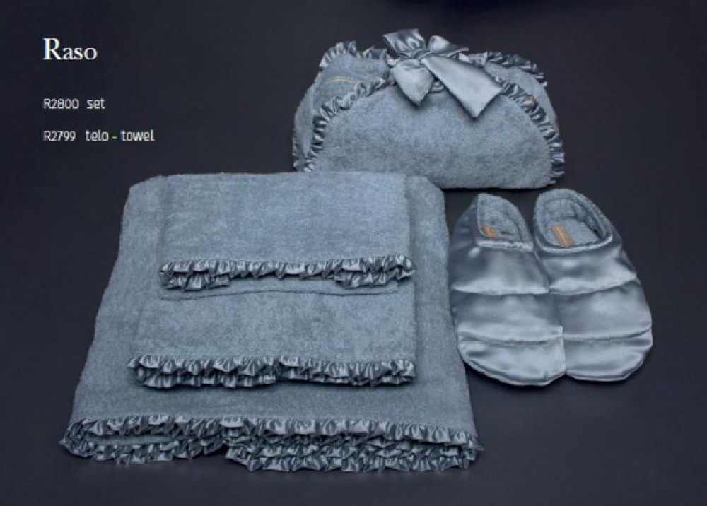 Полотенце 100х150 Luna di Giorno RASO 2799 ferro 863