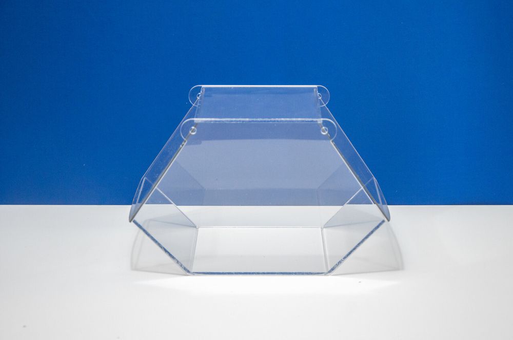 Бокс 6-ти угольный двухсторонний для конфет мармеладов орехов