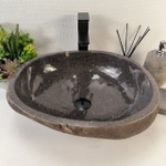 Раковина из речного камня RS-65220 47*41*15 0856