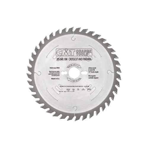 Диск пильный СМТ 254x30x2,4/1,8-5° 10° ATB Z=60 CMT 294.060.10M