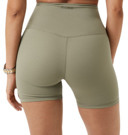 Женские Шорты теннисные Björn Borg Borg High Waist Comfort Shorts - зеленый