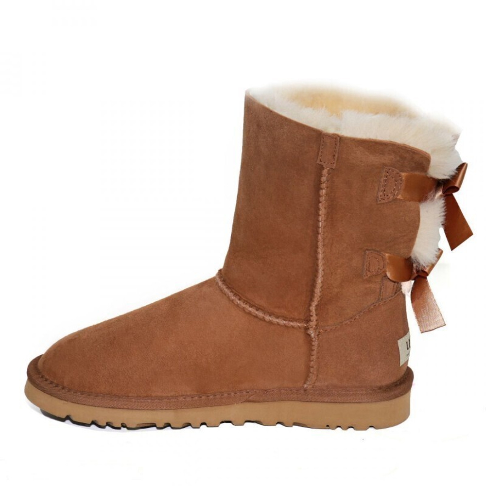 Угги Bailey Bow Short Chestnut
